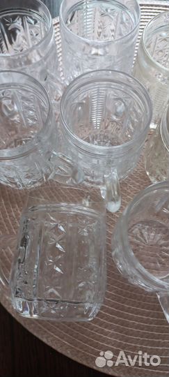 Чашки хрустальные 12шт