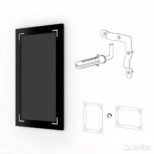 Зеркало Evoform Exclusive-G 128х74 Медный эльдора