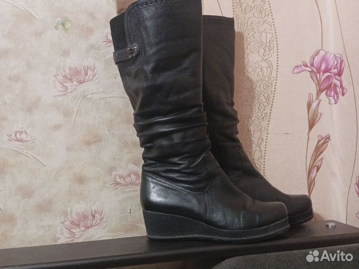 Сапоги женские зимние натуральная кожа 41р