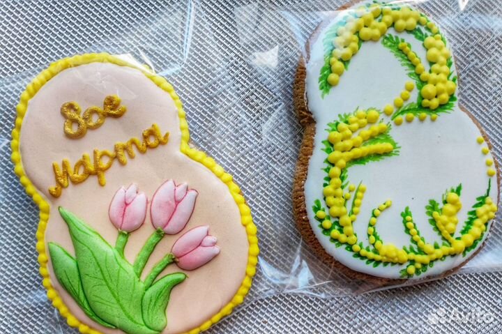 Имбирные пряники, топперы, сувенирные, наборы