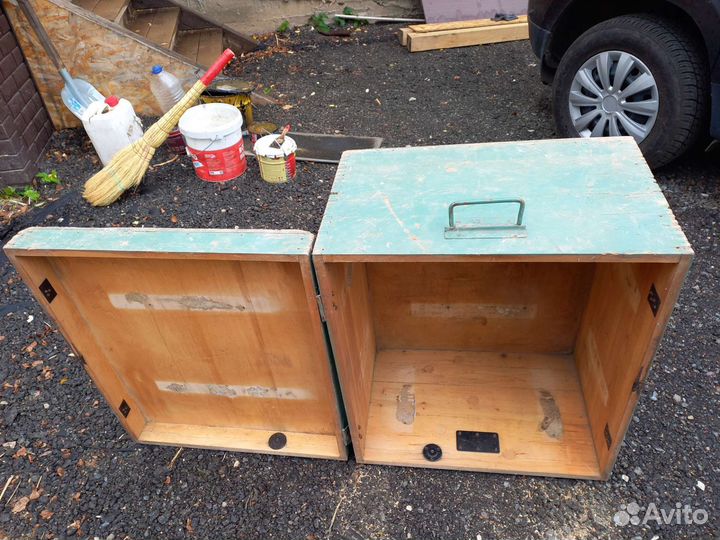 Сундук деревянный, ящик с крышкой