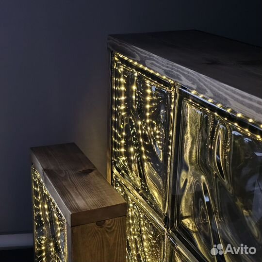 Стильный напольный светильник ручной работы