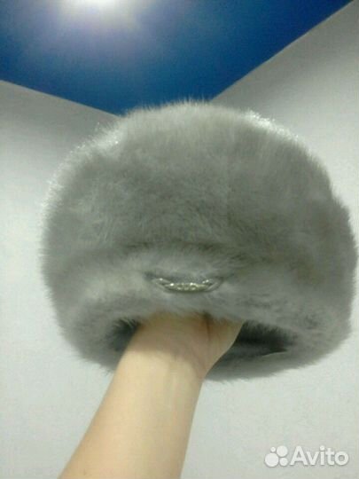 Новая норковая шапка (берет)
