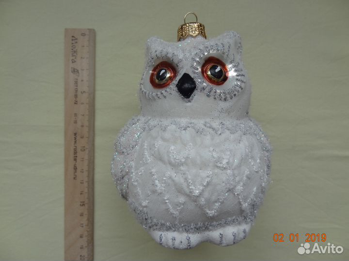Ёлочные игрушки. Сова большая