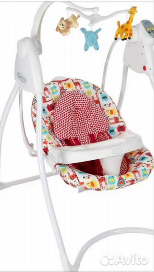 Детские электронные качели graco