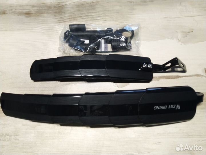 Крылья на велосипед телескопические