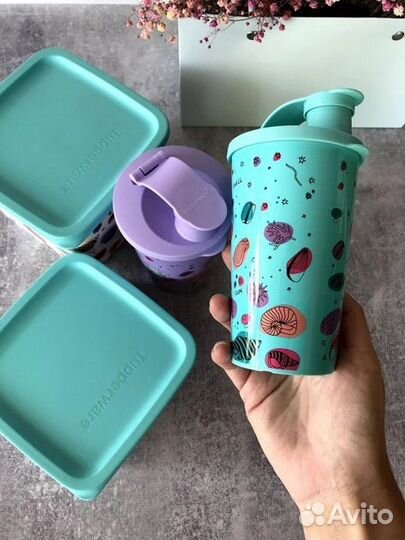 Набор: контейнер Кубикс /Эко-стакан Tupperware