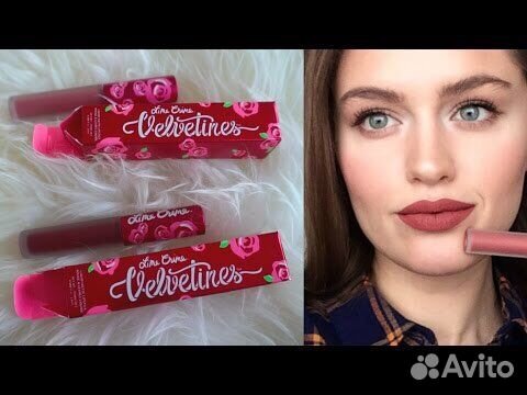 Матовая помада Lime Crime velvetines цвет riot