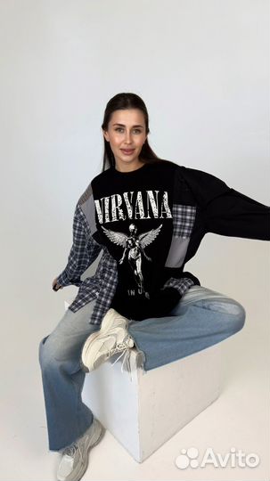 Рубашка пэчворк