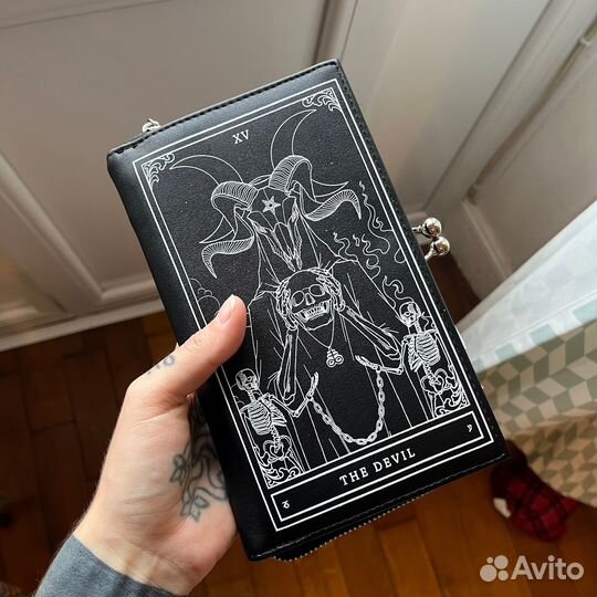 Кошелёк Killstar Major Vibe Wallet Таро Дьявол