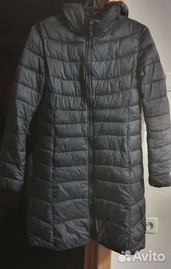 Женский пуховик, пальто размер L (48), черный