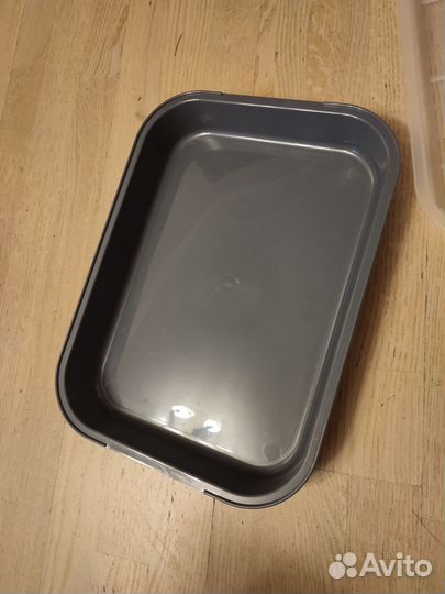 Лоток для кошек пластик 38*28*6