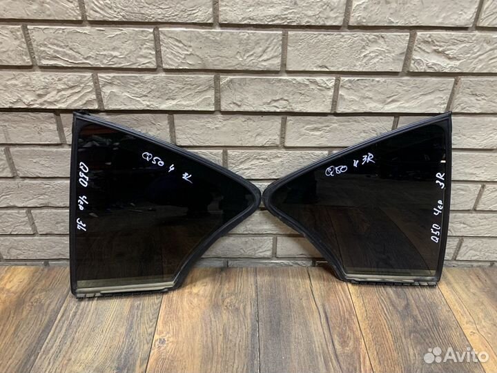 Infiniti Q50 Стекло двери задней левой и правой