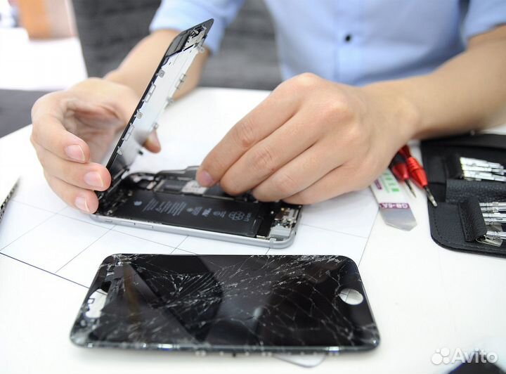 Замена стекла iPhone / Samsung / MI