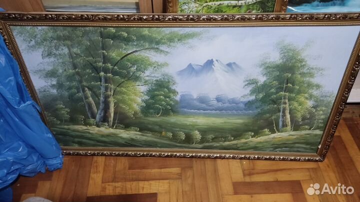 Картина маслом на холсте пейзаж