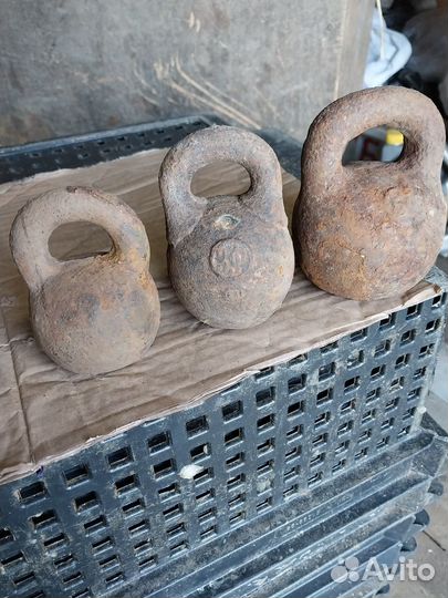 Гири царские 3штуки