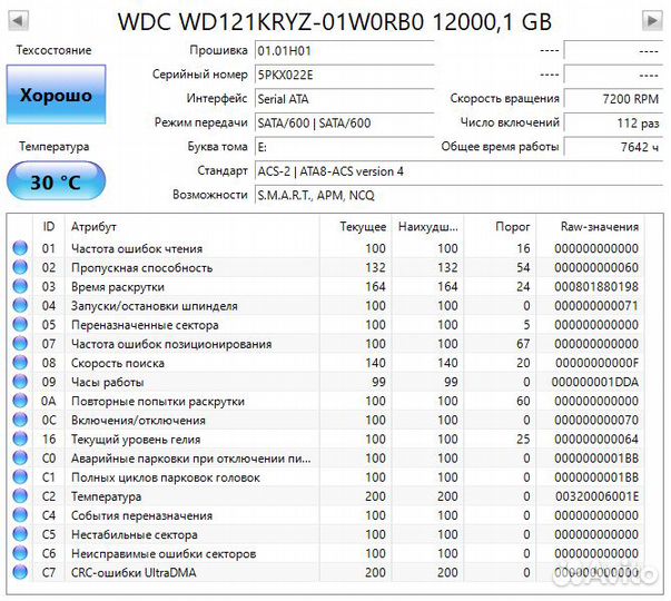 Жесткий диск WD Gold WD121kryz 12TB