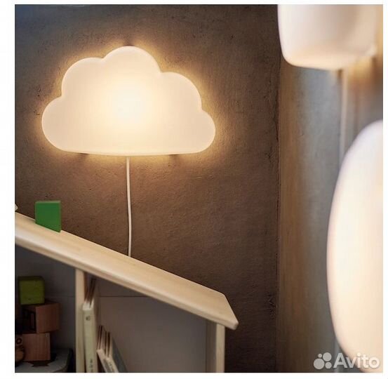 Upplyst светильник облако Икеа