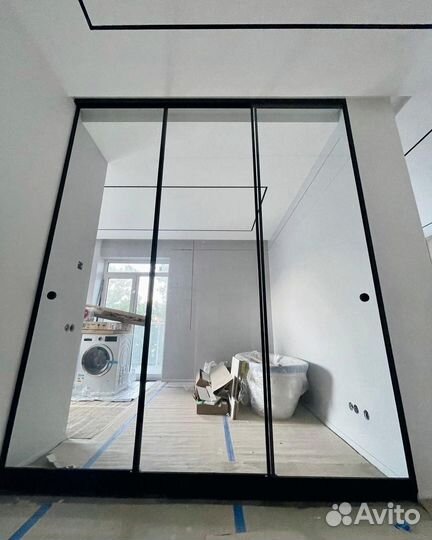 Перегородка из профиля под ключ