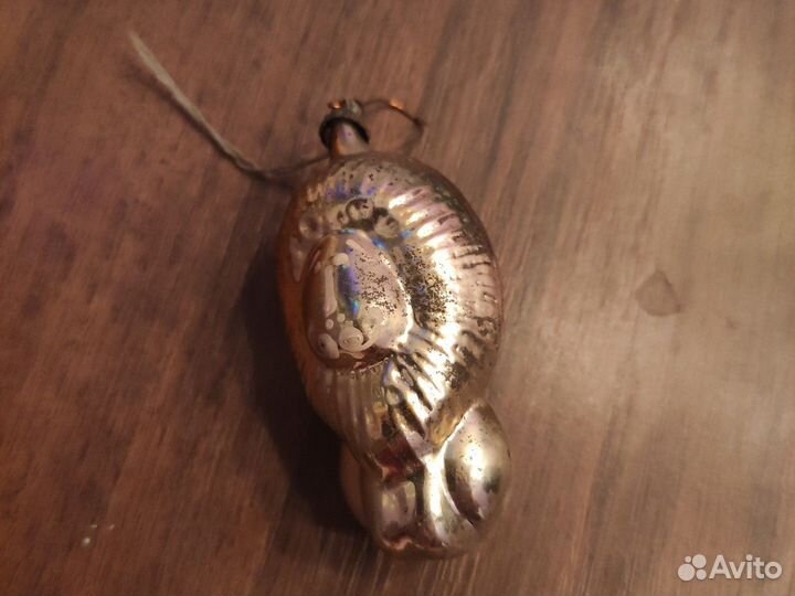 Елочная игрушка СССР Лев
