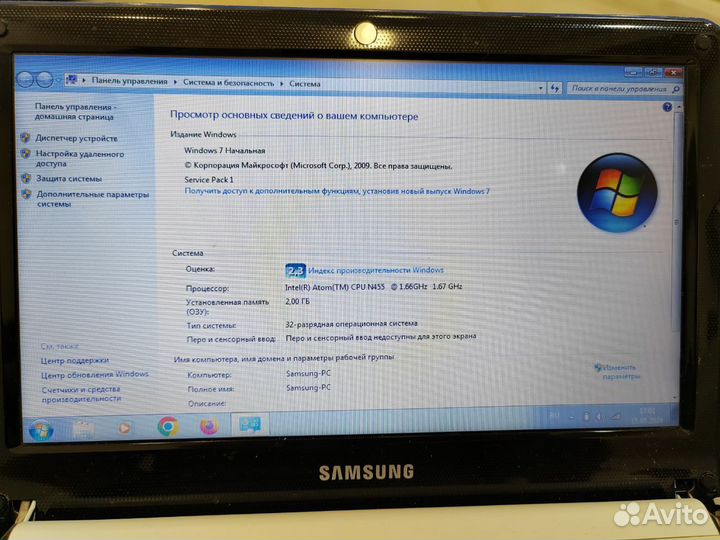 Нетбук Samsung nc110