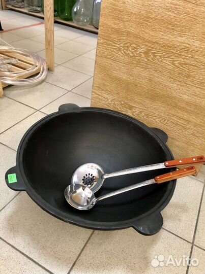 Казан чугунный 22л Узбекский, Новый