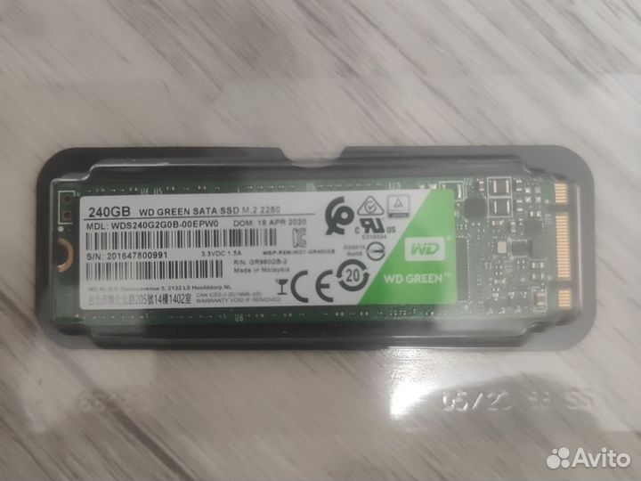 SSD wdgreen 240gb