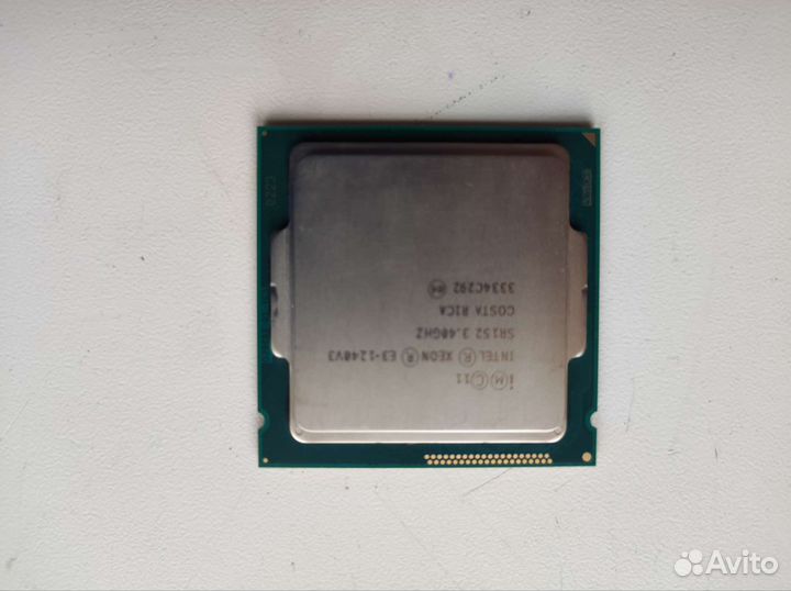 Процессор xeon e3 -1240v3