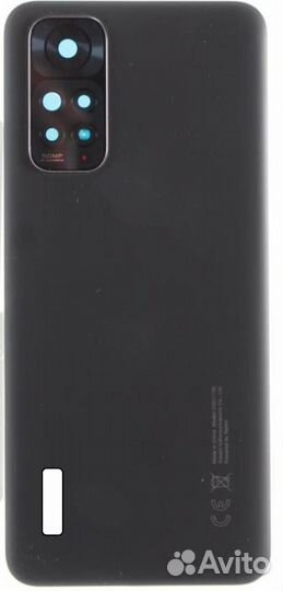 Задняя крышка для Xiaomi Redmi Note 11S 4G Серая