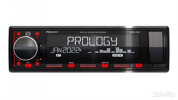 Автомагнитола Prology CMD-330 (4x55W) DSP / BT