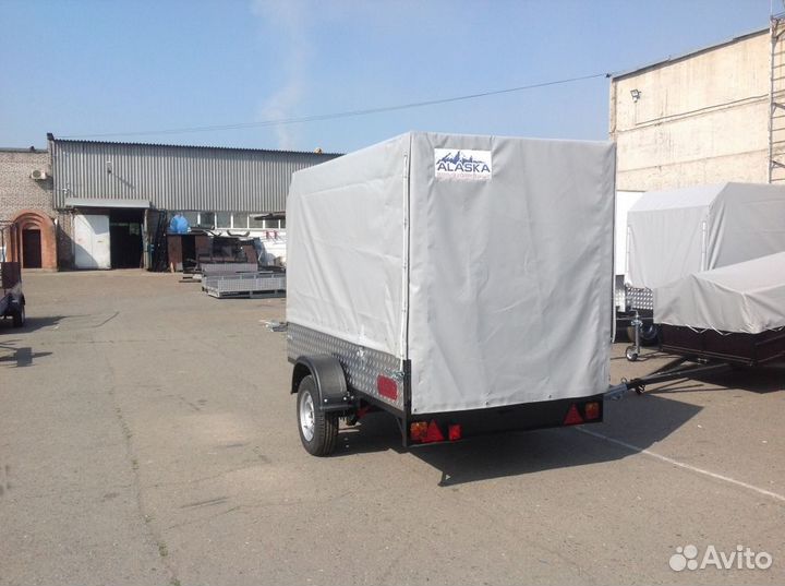 Легковой прицеп Фермер 3.5 бортовой с Тентом