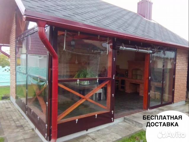 Мягкие окна из пвх для террас веранд беседки