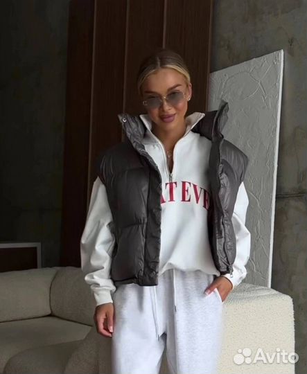 Жилетка женская оверсайз