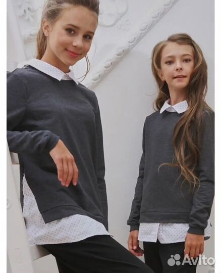 Кофта обманка школьная