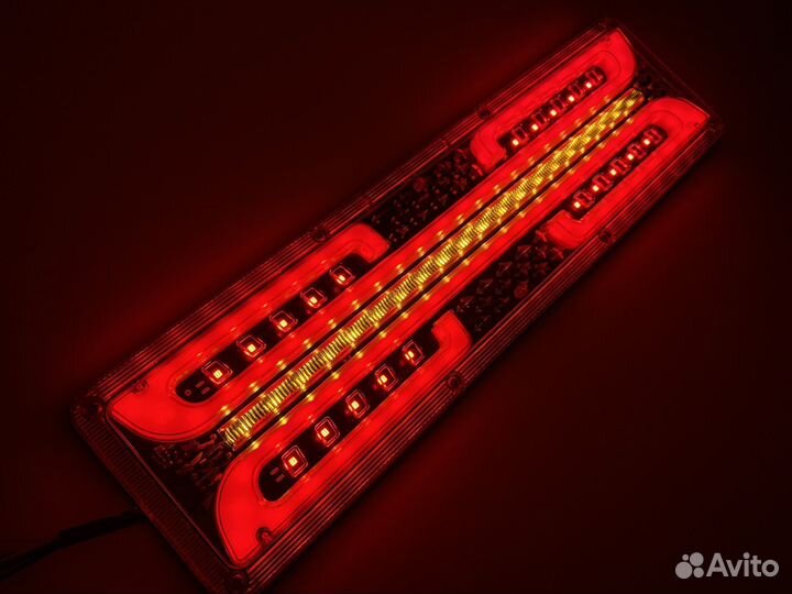 Диодные задние фонари LED 12-24в, B1 «Бабочки»