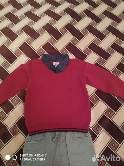 Джемпер детский размер 74-80
