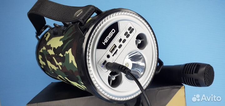 Колонка Kimiso +Караоке +Фонарь + Аккумулятор