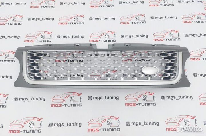Решетка радиатора Range Rover Sport 05-13 Silver