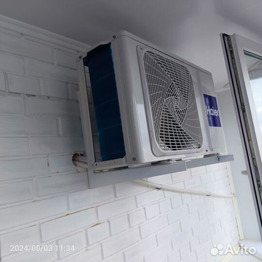 Установка кондиционеров,прокладка трасс, обслуж-ие