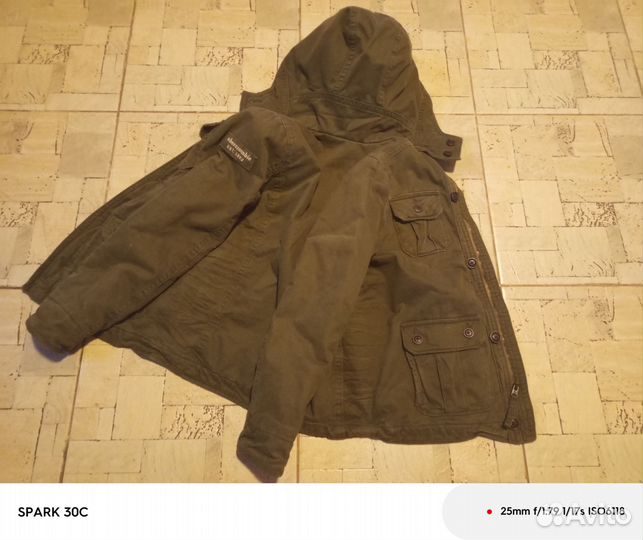 Куртка abercrombie & fitch хаки