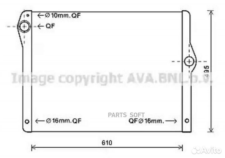 Радиатор охлаждения Бмв 5 F10