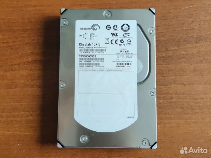 Seagate cheetah 15k.5 sas