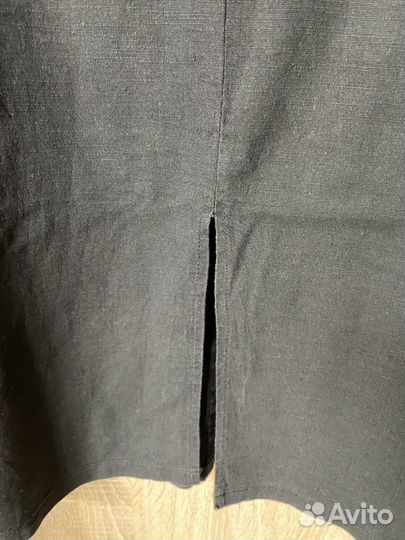 Платье из стираного льна