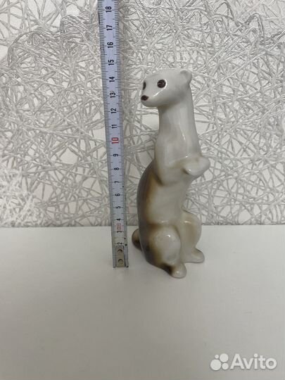 Фарфоровая статуэтка Ласка, Куница СССР