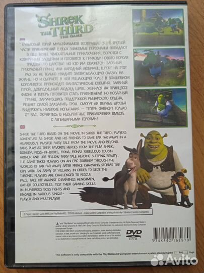 Игра Shrek the third ps2