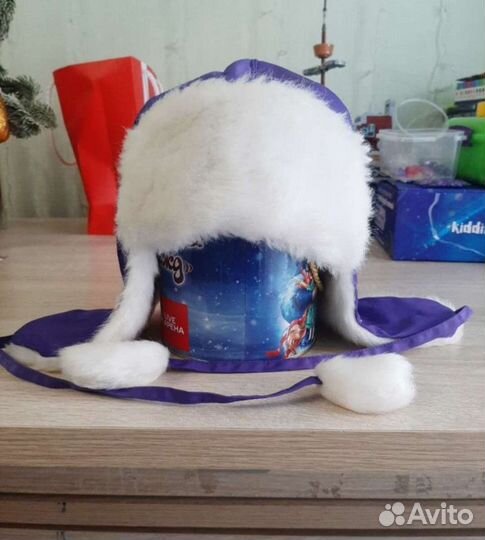 Новая зимняя шапка для девочки. 54-56