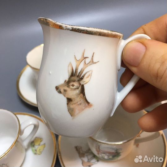 Кукольная фарфоровая посуда