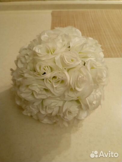 Флористический шар с розами б.у