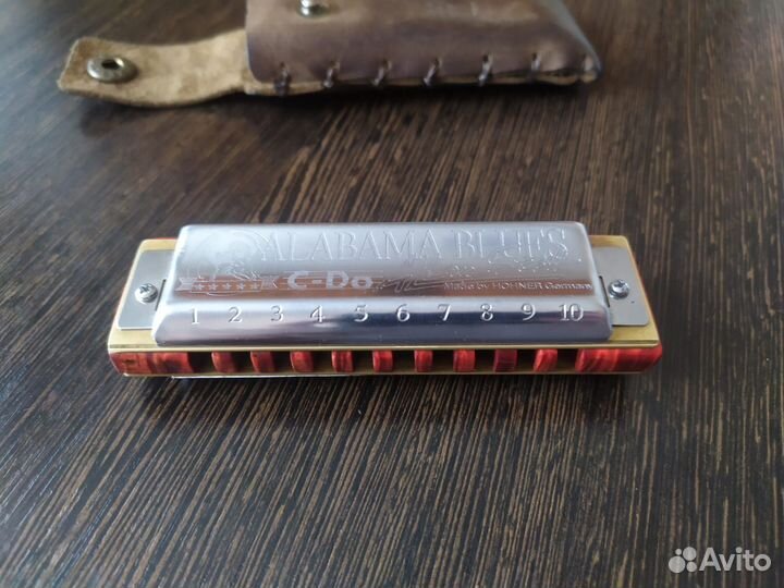 Касторная губная гармошка hohner Alabama blues C