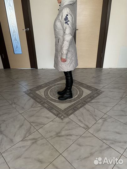 Пуховик женский длинный 44 46